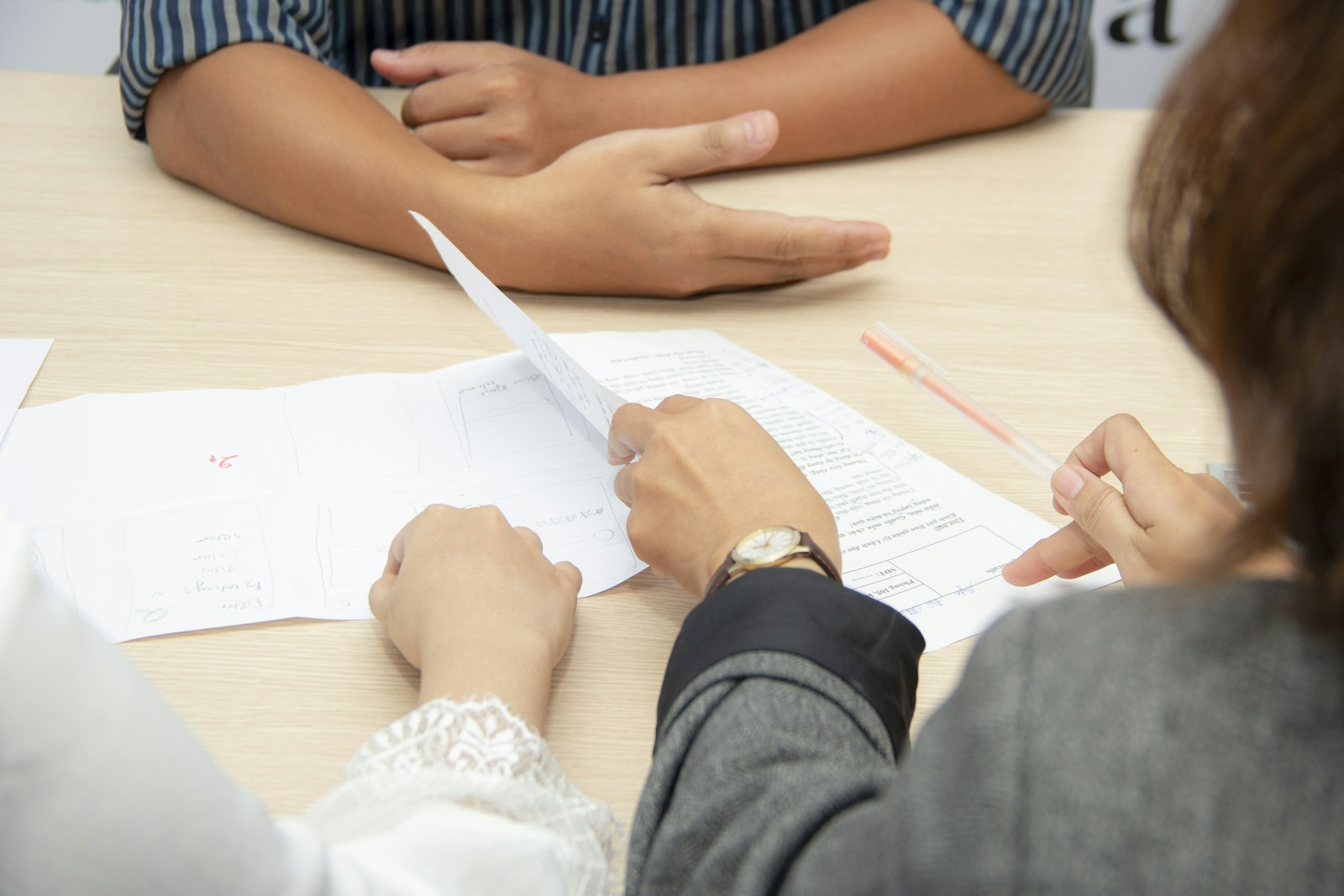 A practitioner reviewing the controlled record